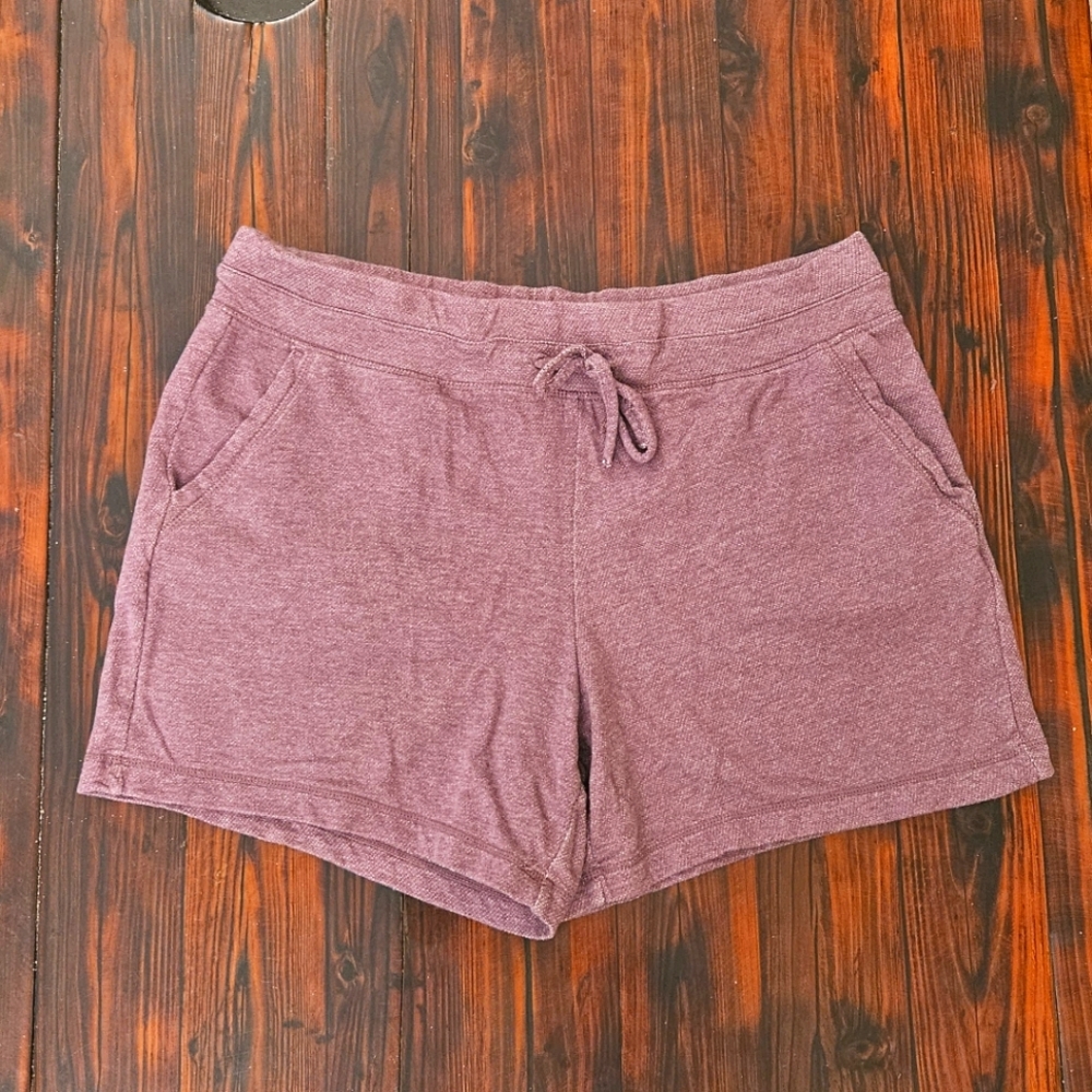 32 Degrees Women's Casual Purple Jersey Knit Shorts Sz M